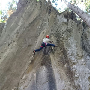 リードクライミング