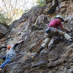 リードクライミング